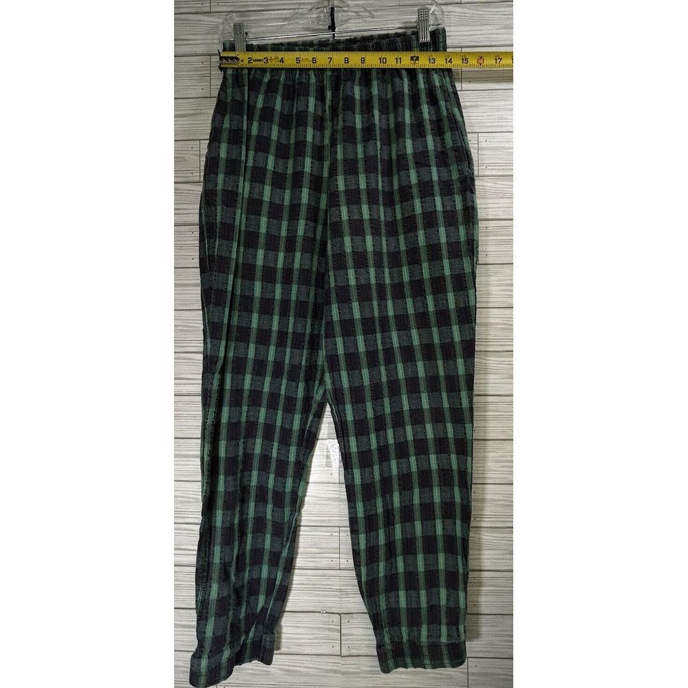 VTG Orvis Women's Seersucker Green Navy Plaid Pant & Full Zip Lightweight Sz‎ PM - Picture 14 of 16